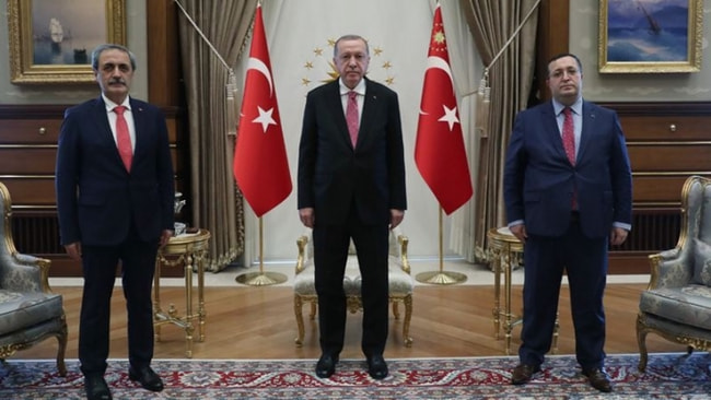 Cumhurbaşkanı Erdoğan, Yargıtay Cumhuriyet Başsavcısı Şahin'i kabul etti