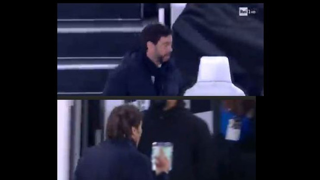 Juventus - Inter maçı sonunda ortalık karıştı! Antonio Conte'den orta parmak!