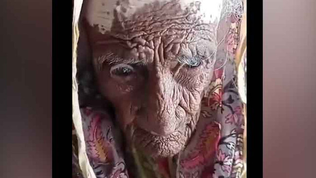 300 yaşındaki Pakistanlı kadının videosu görenleri şok etti