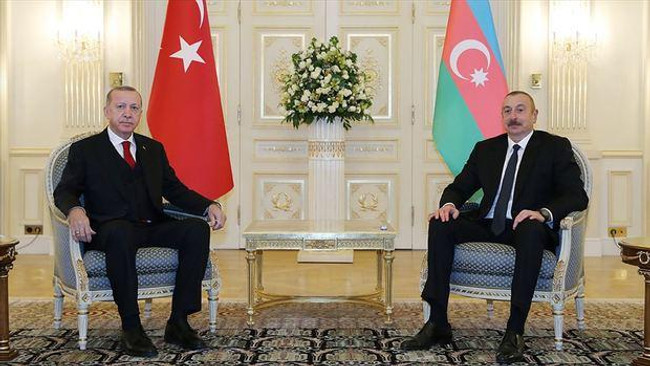 Cumhurbaşkanı Erdoğan, Azerbaycan Cumhurbaşkanı Aliyev'le telefonda görüştü