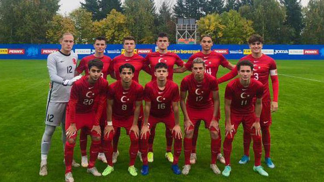 18 Yaş Altı Milli Futbol Takımı, Romanya’ya 1-0 yenildi