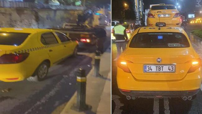 Beyoğlu'nda şaşırtan olay! Otomobil 60 gün trafikten men edildi