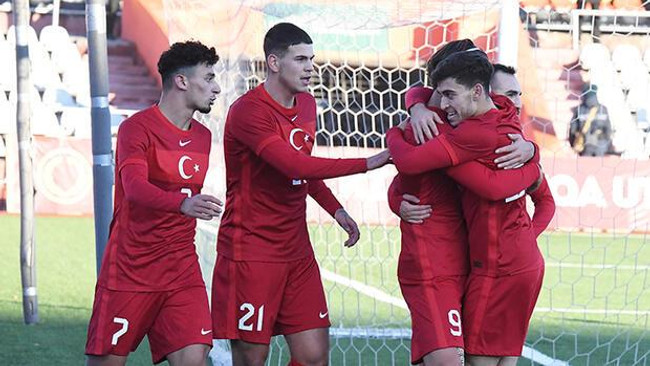 Ümit Milli Futbol Takımı, Kazakistan'ı tek golle geçti
