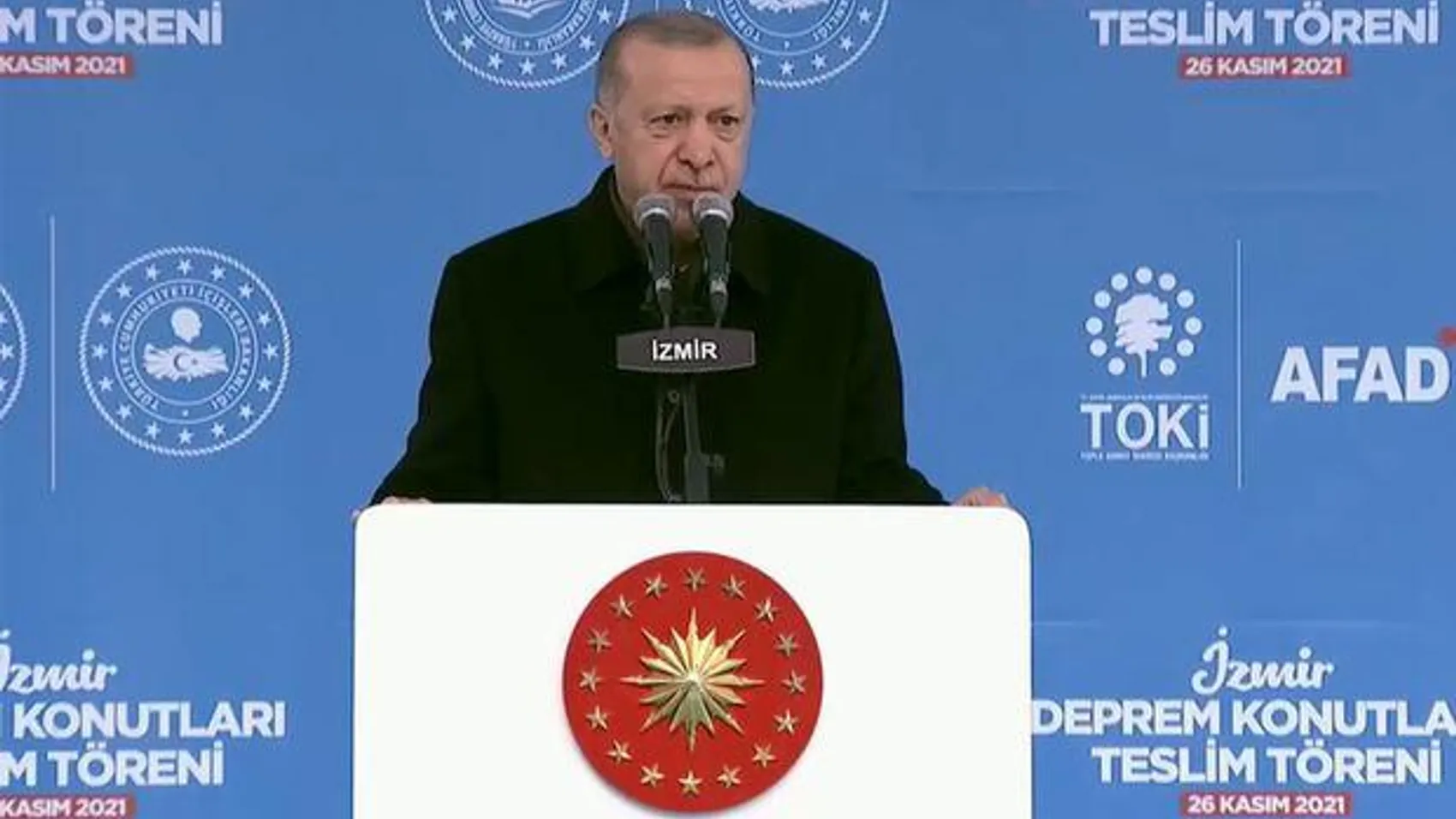 Cumhurbaşkanı Erdoğan’dan flaş sözler! İzmir’de deprem konutları teslim ediliyor…