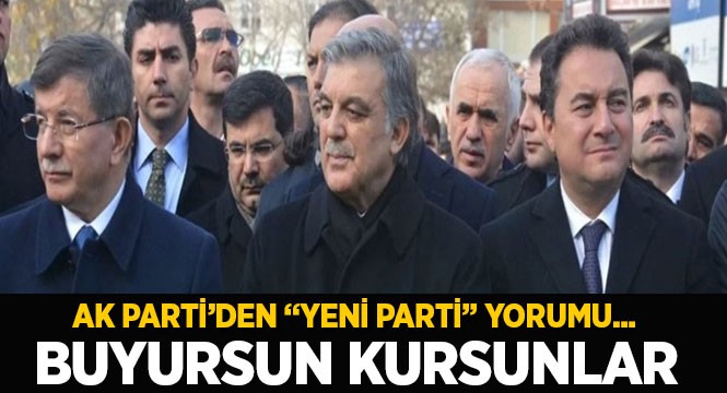 Özhaseki'den 'Gül ve yeni parti' iddialarına cevap