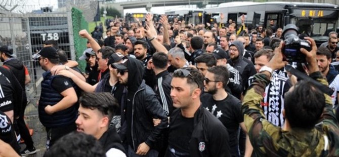 Galatasaray - Beşiktaş maçı öncesi Beşiktaş taraftarı gözaltına alındı
