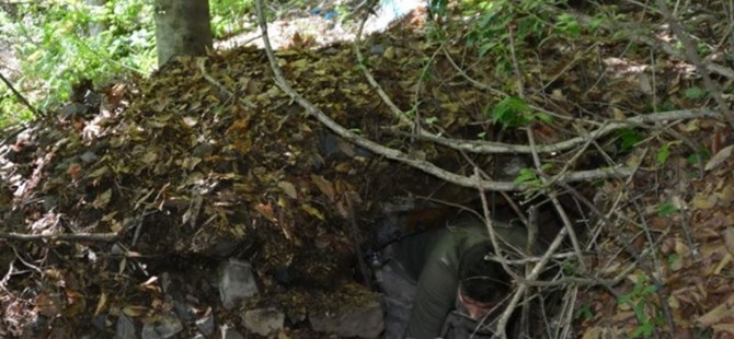 Trabzon'da terör örgütüne ait sığınak ve depolar ortaya çıkarıldı